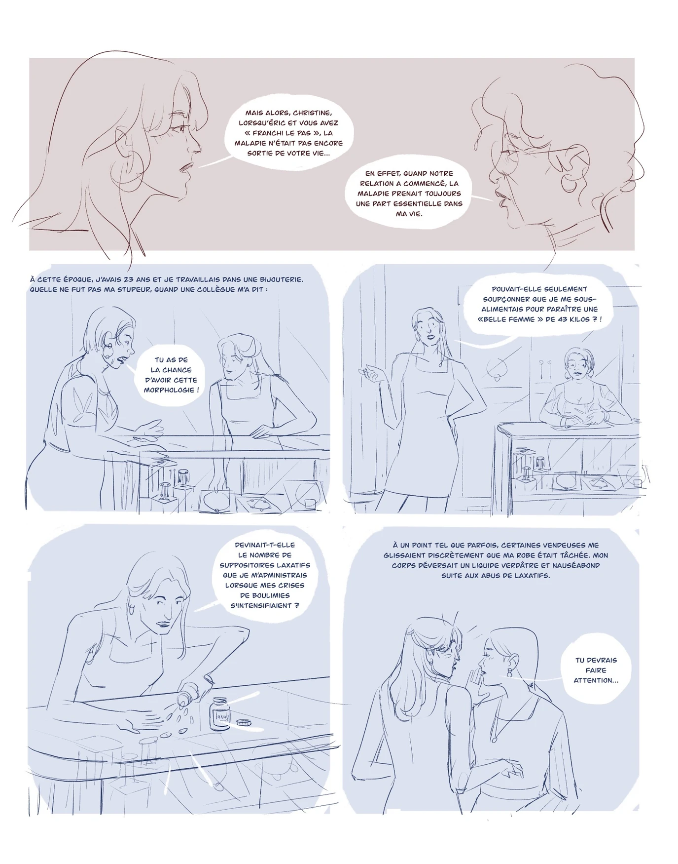 La Boîte à Bulles storyboard page 1