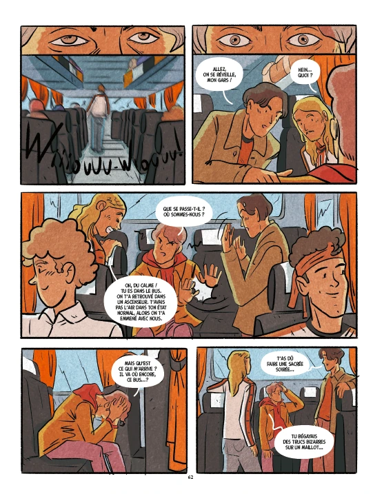 FC Lorient colored comic page