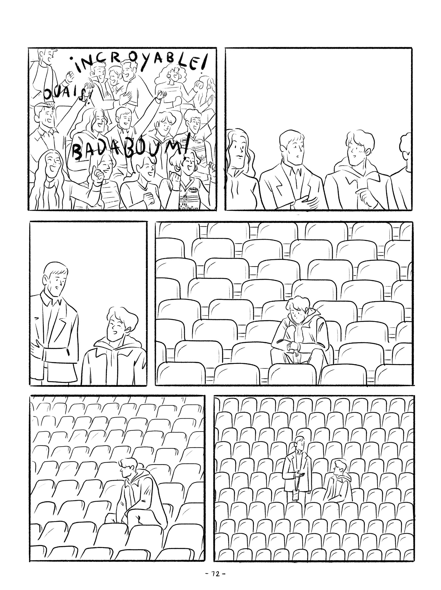 FC Lorient comic page 72, line art
