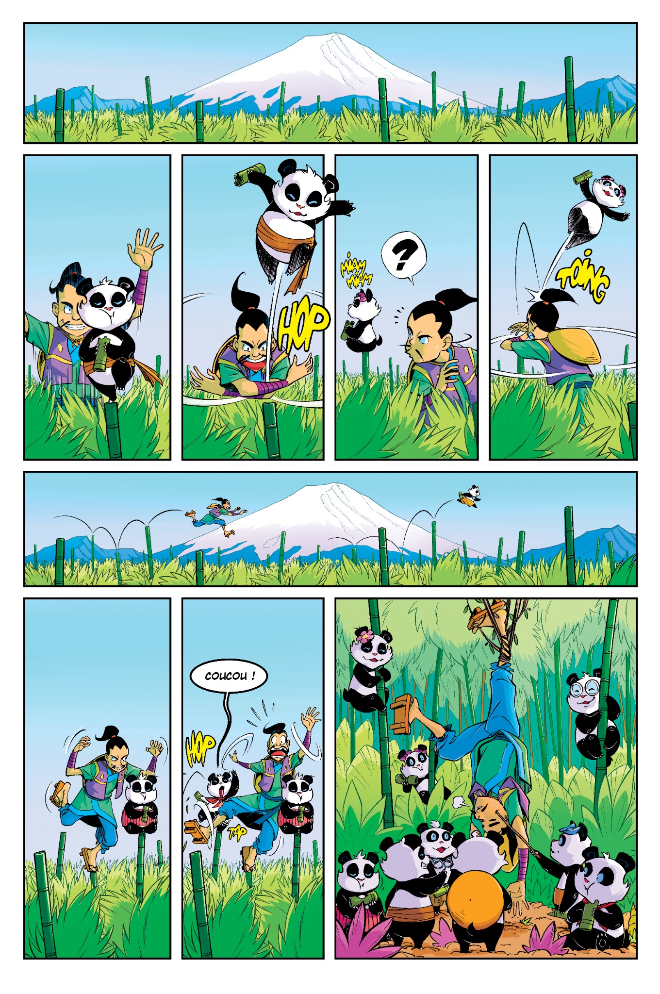 Takenoko comic coloring sample