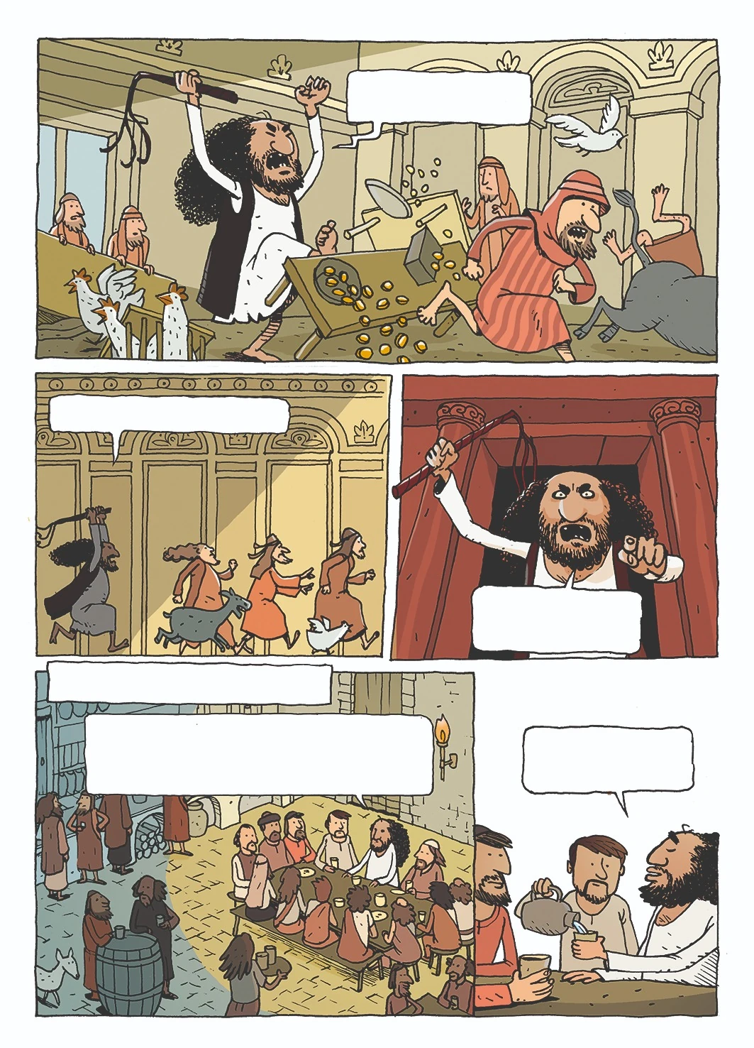 Makma Studio historical comic coloring sample
