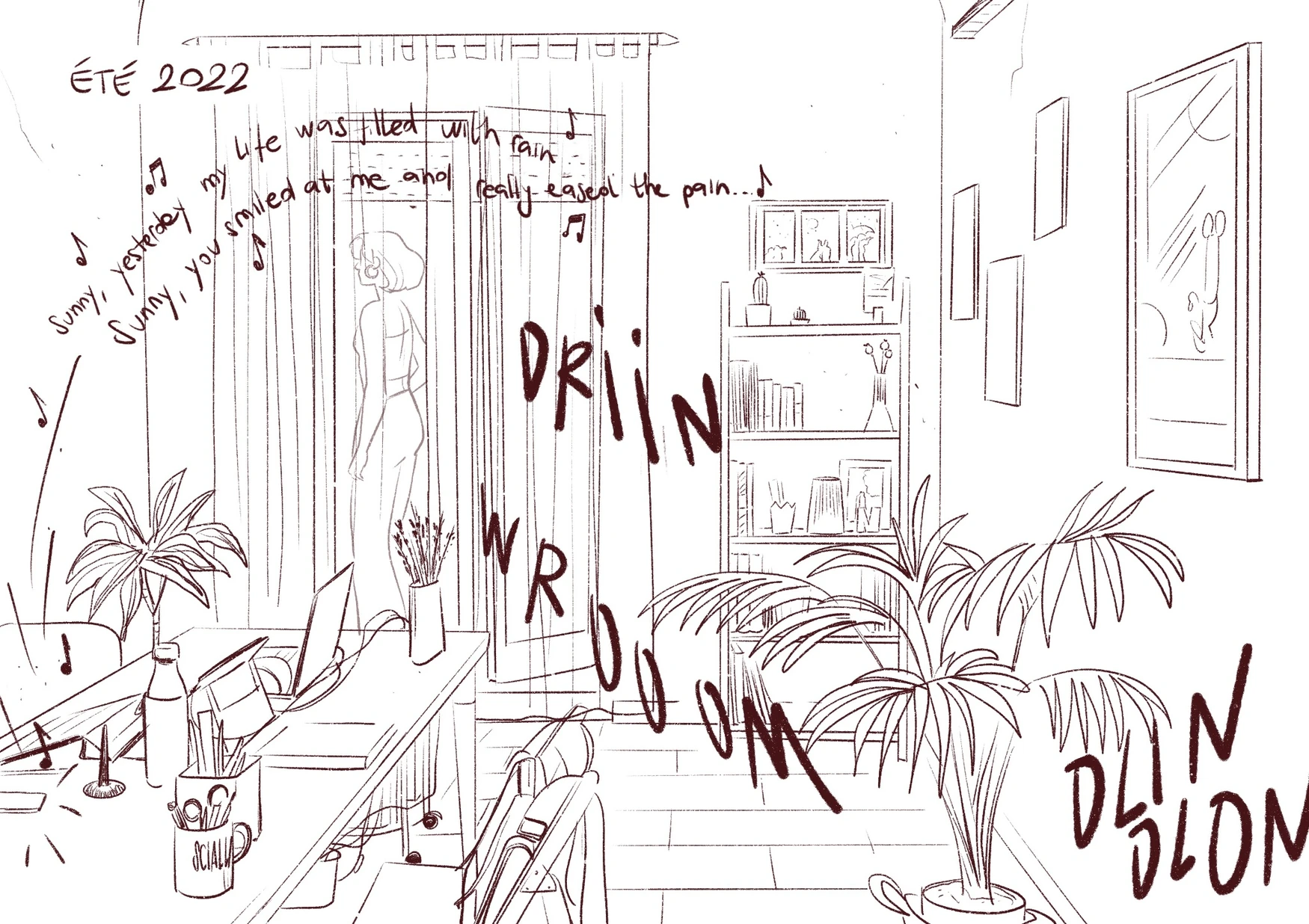 I mostri dentro storyboard scene